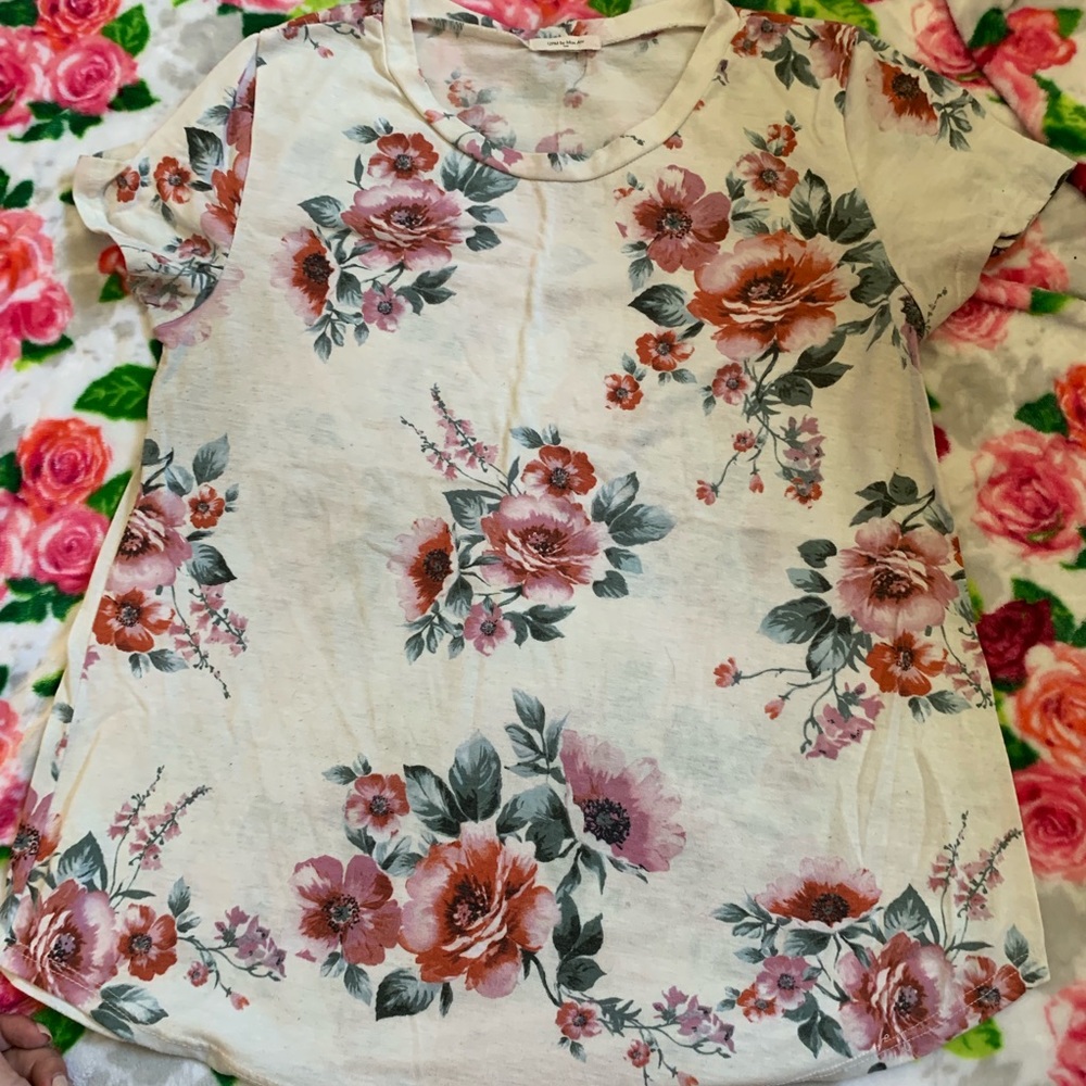 Floral print top